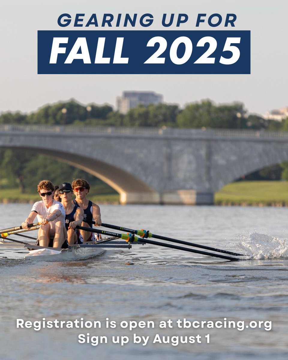 Fall registration is now open for all squads!  Whether you’re learning to row or competing for a seat in one of our 5 entries (so far) at Head of the Charles, TBC Racing is your best option for fall rowing 🍁🚣