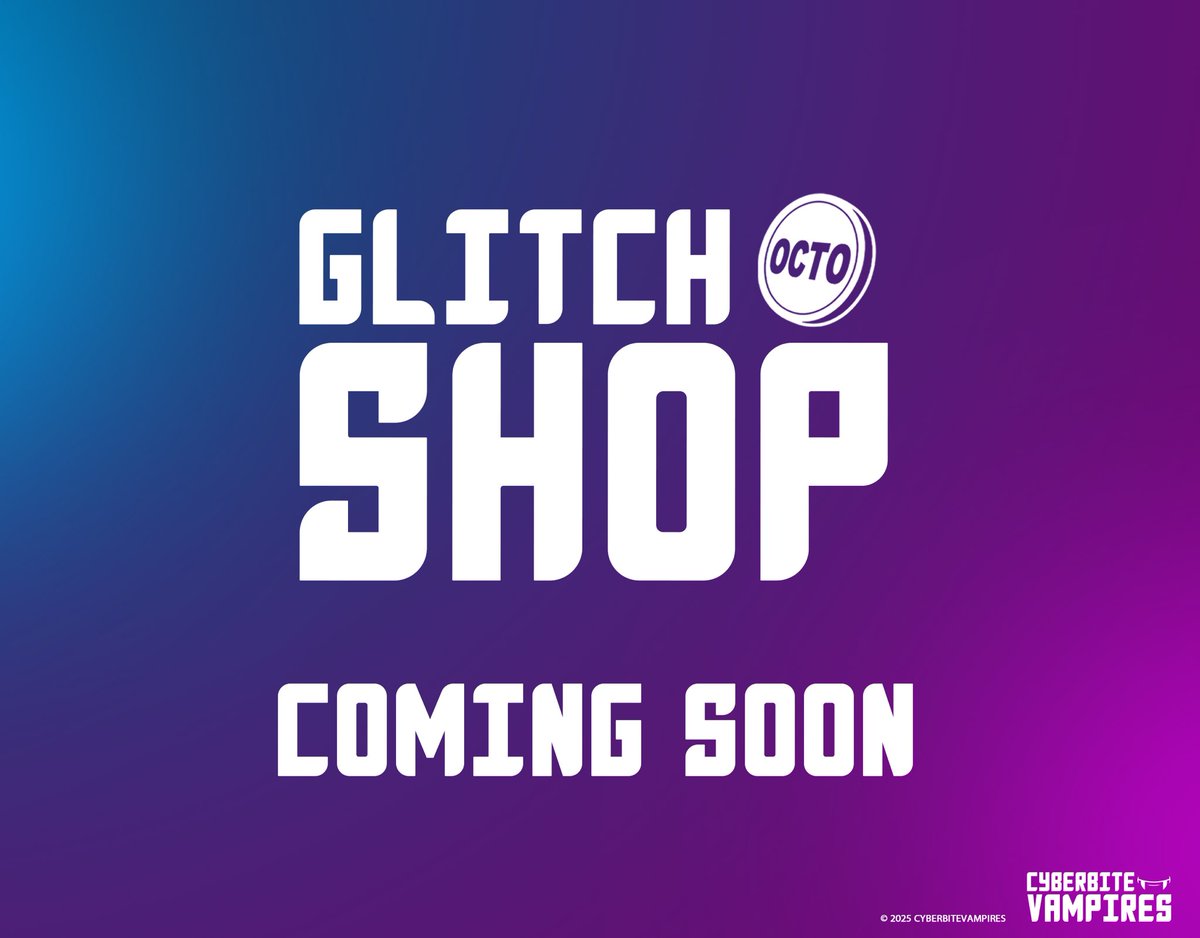 cyberbitevamps's tweet photo. Glitch Shop is the legendary store at the heart of OctoCity, where everything changes with the arrival of Web3.
Now you’ll find fair deals, exclusive merch, crowdfunding, unique items, and much more.

Powered by OctoCoin — the digital currency of OctoCity.

Coming Soon 🪙🦑 https://t.co/gytVdrVfZ2