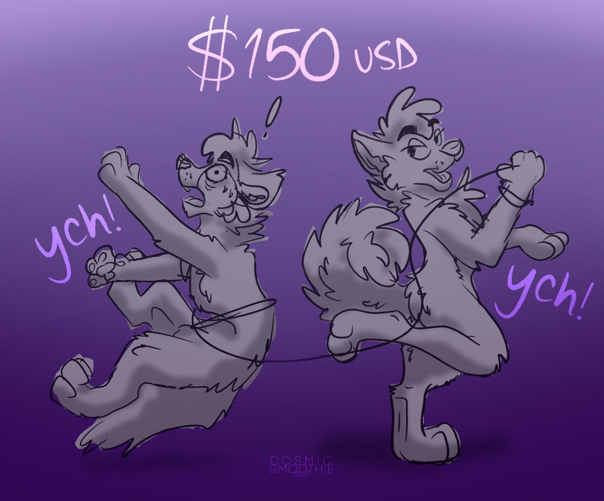 cosmicsmoothie's tweet image. I have these YCH poses up for grabs! 🎨

Can be any species, 3-4 week promised completion!
Only one slot available for each- DM to claim✏️