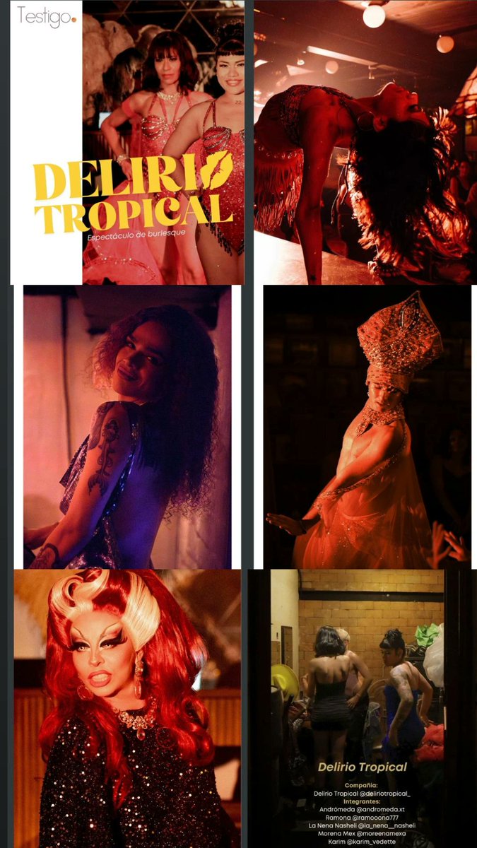 Tuve la oportunidad de entrevistar a las chicas de Delirio Tropical, una agrupación de Neovedettes en México.
Pueden disfrutar de las entrevistas en Testigo Danzante.
calameo.com/read/006953337…