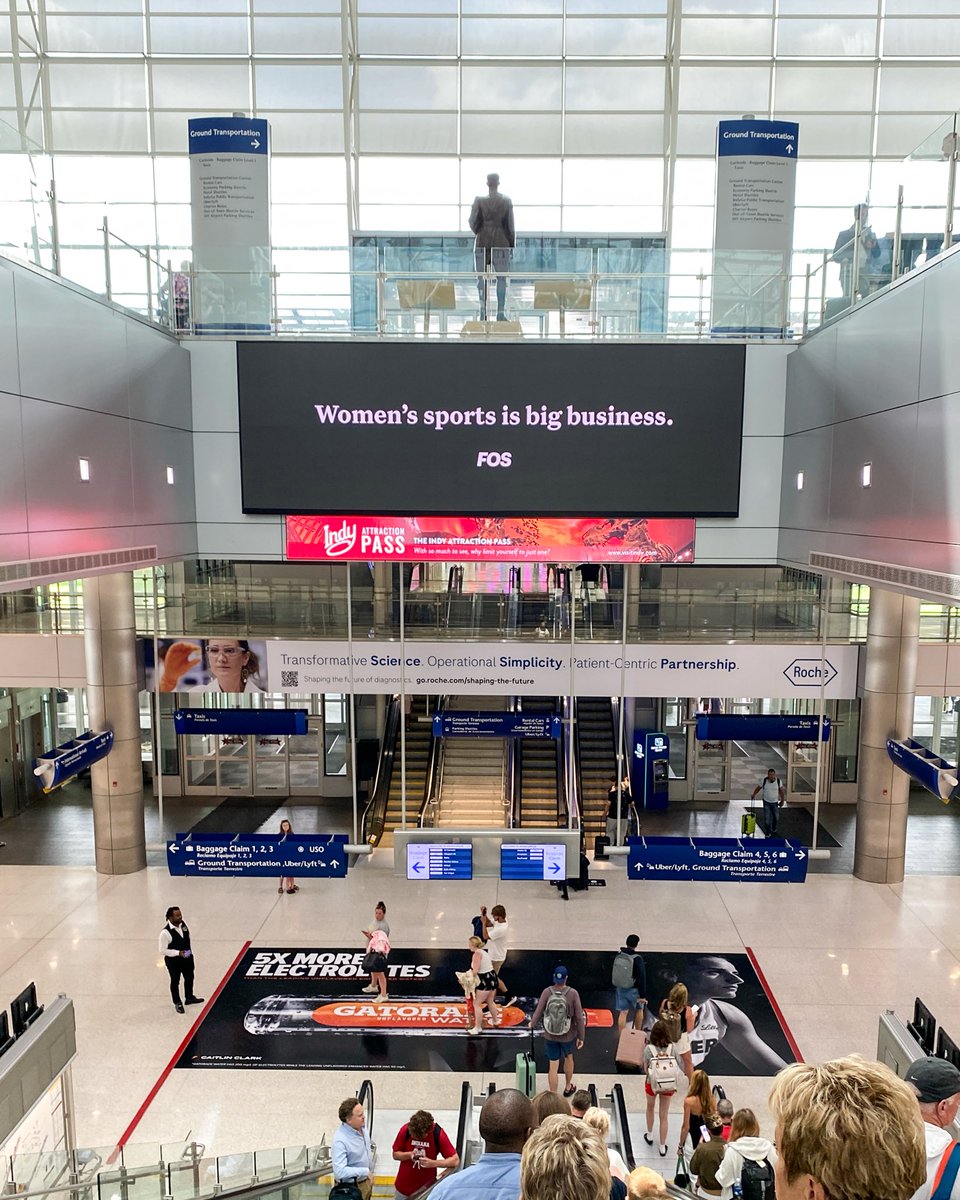 FOSAdam's tweet image. .@FOS welcoming everyone to Indy this week for the WNBA ASG 👀