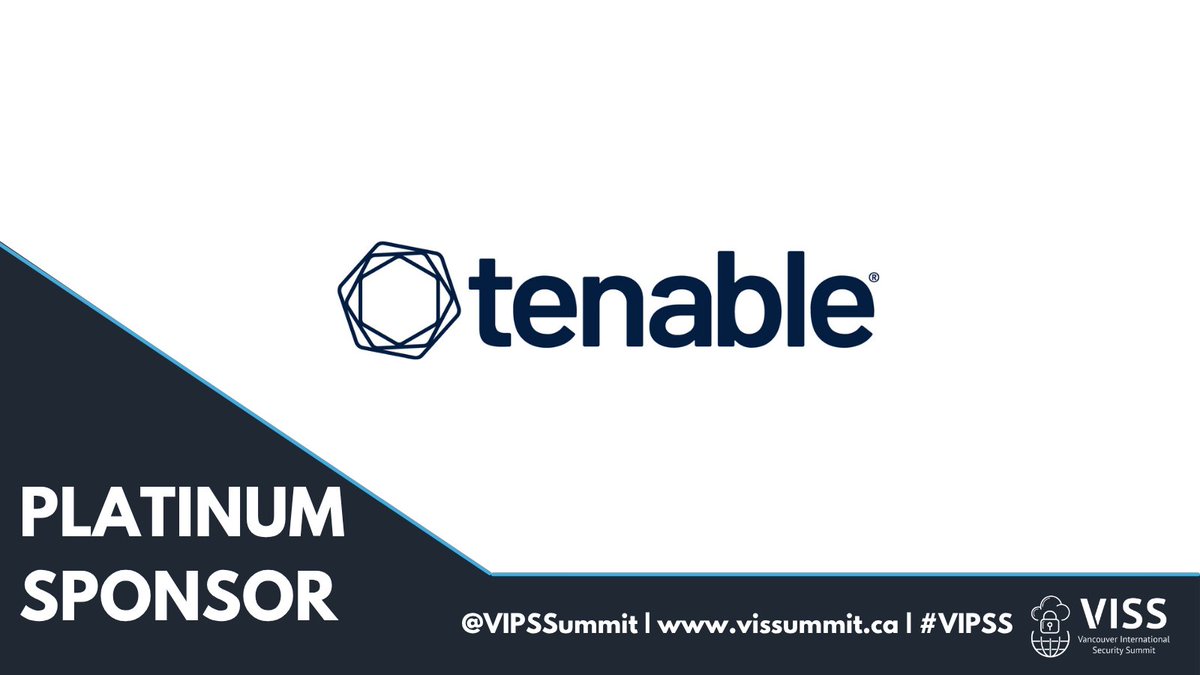 📣 The 2nd Annual #VISSummitt welcomes <a href="/TenableSecurity/">Tenable</a> as a PLATINUM Sponsor!

From foreign interference to trade integrity #VISSummit is shaping national resilience.
🌐 vissummit.ca

#Tenable #NationalSecurity