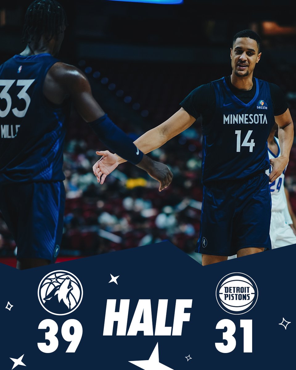 all good at the half.