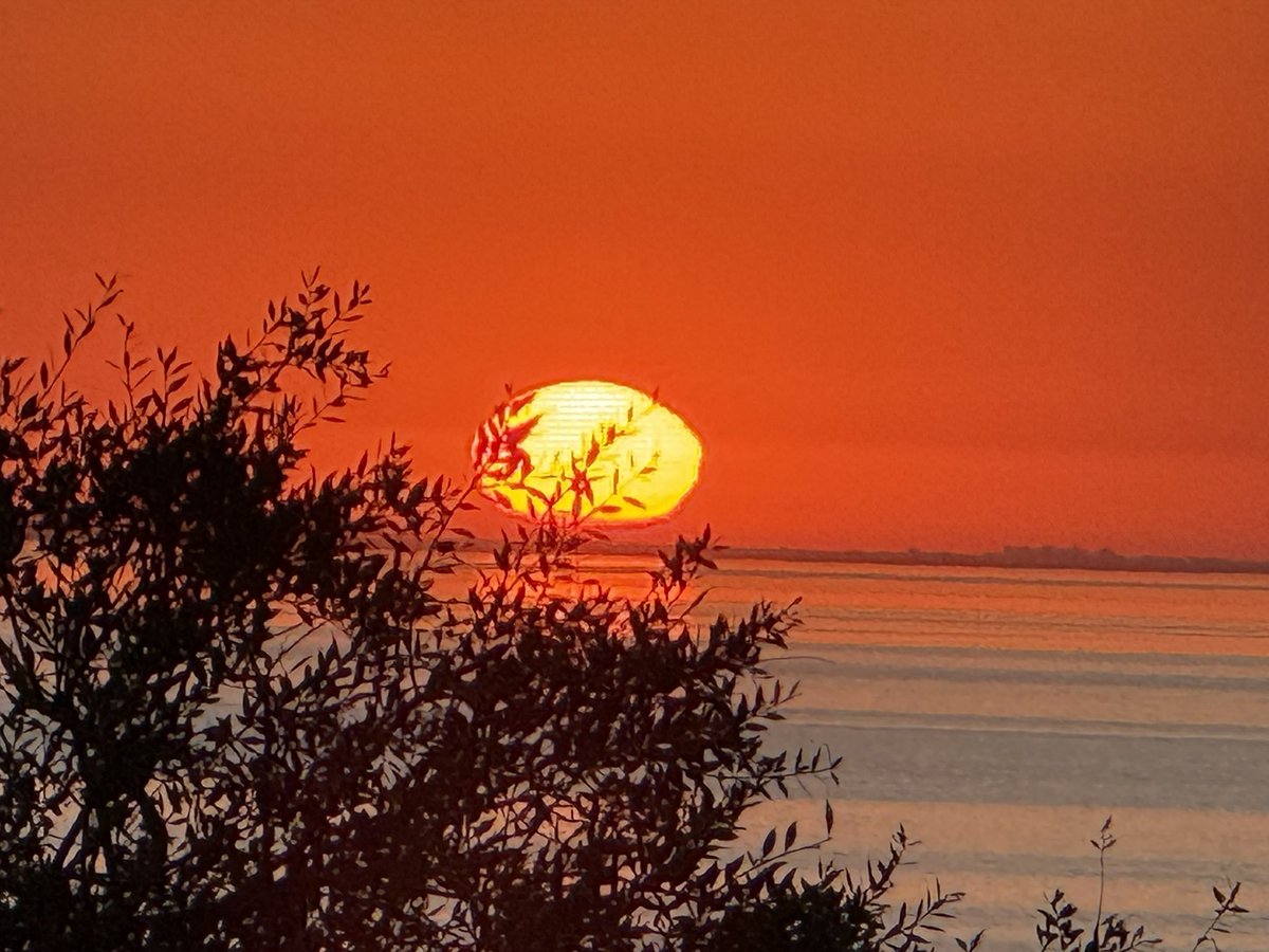 acisterna's tweet photo. Es increíble que teniendo un lugar en Córdoba con este atardecer no sea una potencia turística #Miramar #Ansenuza https://t.co/Widow497FO