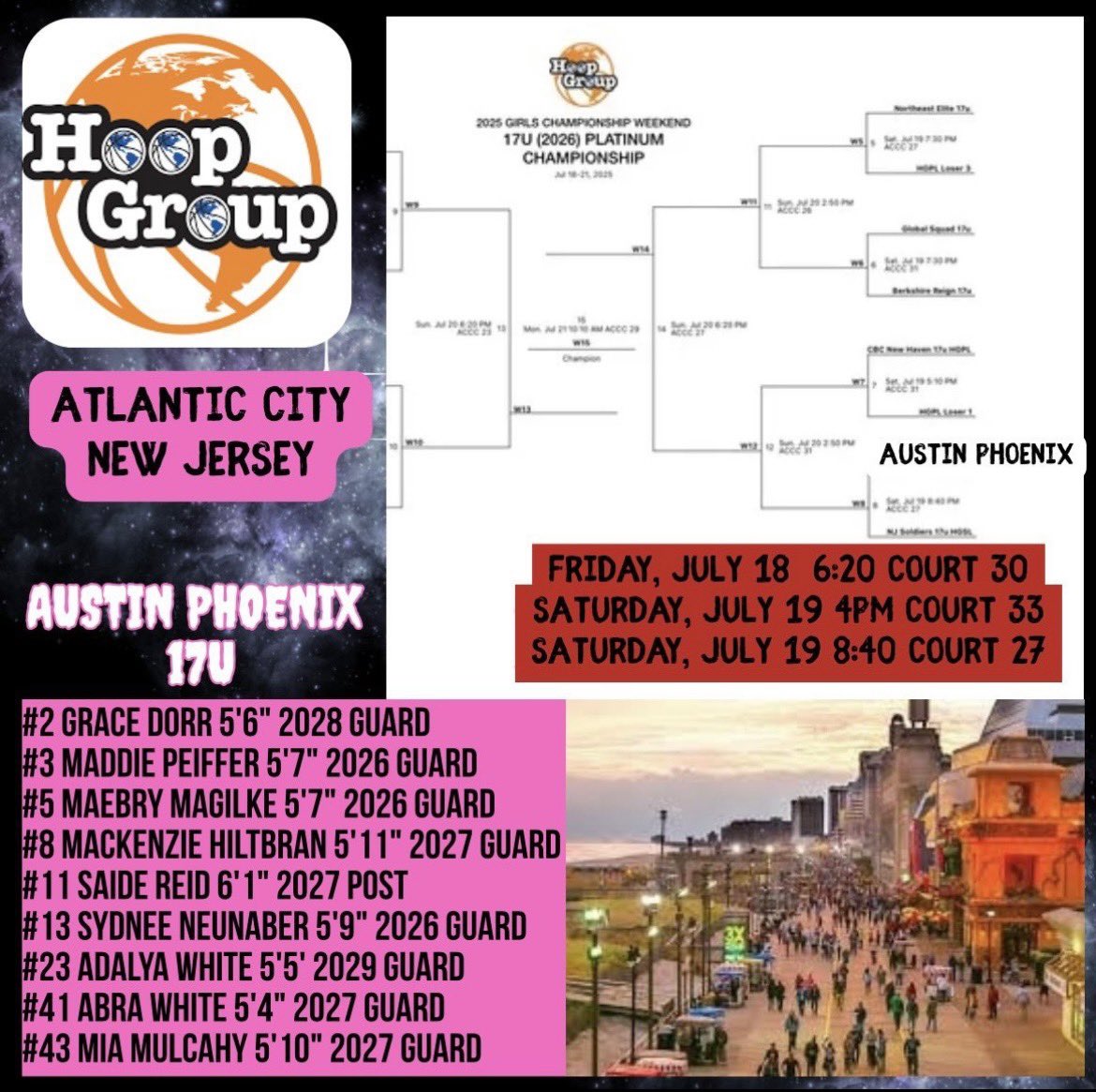 Abra white (@abra_white) on Twitter photo My team and I are super excited to head to Atlantic City for another tournament!! Come watch us play!
<a href="/phoenixselect/">Phoenix Select</a> My team and I are super excited to head to Atlantic City for another tournament!! Come watch us play!
<a href="/phoenixselect/">Phoenix Select</a>