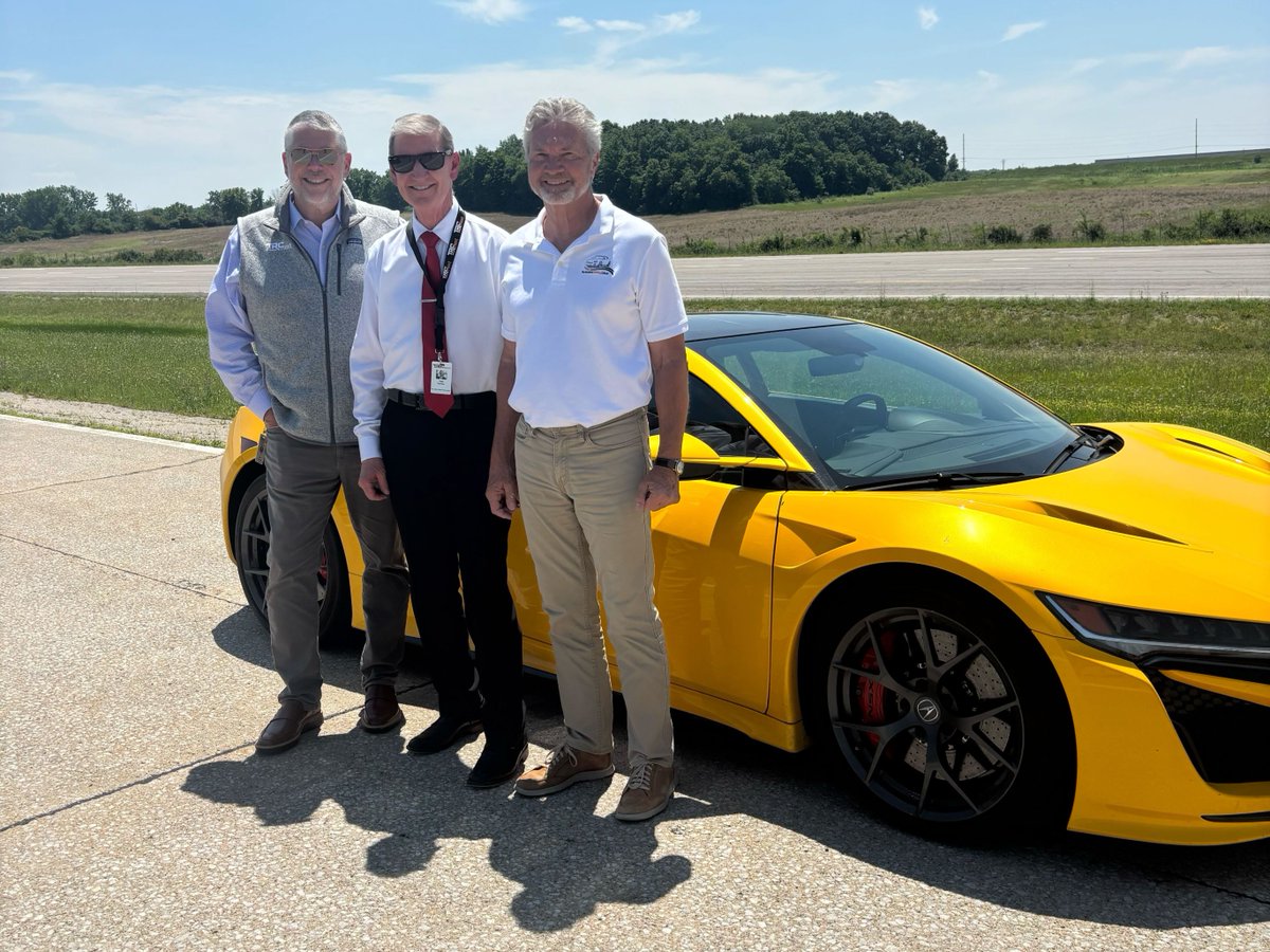 OhioStatePres's tweet image. Putting our foot on the accelerator at Ohio State…
A great visit to our Transportation Research Center, where I had some fun on the test track in an Ohio-built Acura NSX. We’re proud of the center’s work in serving the needs of industry, government, trade associations and…