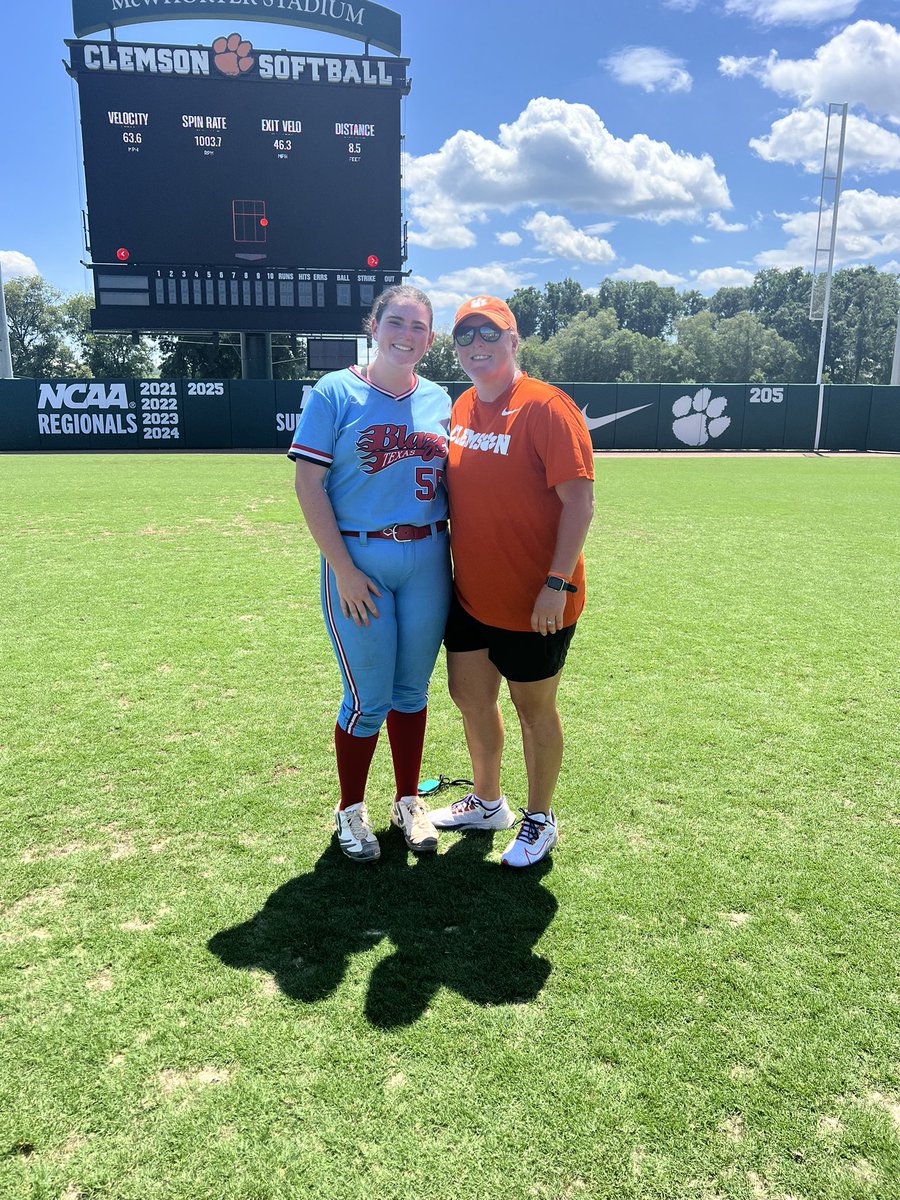 elizabeth hroch (@libby_hroch) on Twitter photo Thank you to <a href="/clemsonsoftball/">Clemson Softball 🥎</a> for a great camp yesterday! Learned a lot from the coaching staff and players. Hope to be back in SC soon! <a href="/rittmanjohn/">John Rittman</a> <a href="/KatieRepole/">Katie “Crash” Repole</a> <a href="/ClemsonCoachKJ/">Kyle Jamieson</a> <a href="/Coach_Wigs/">Ryan Wieligman</a> <a href="/BlazeUnited16u_/">Blaze United 16u</a> <a href="/Katysoftball1/">Official Katy Softball</a> Thank you to <a href="/clemsonsoftball/">Clemson Softball 🥎</a> for a great camp yesterday! Learned a lot from the coaching staff and players. Hope to be back in SC soon! <a href="/rittmanjohn/">John Rittman</a> <a href="/KatieRepole/">Katie “Crash” Repole</a> <a href="/ClemsonCoachKJ/">Kyle Jamieson</a> <a href="/Coach_Wigs/">Ryan Wieligman</a> <a href="/BlazeUnited16u_/">Blaze United 16u</a> <a href="/Katysoftball1/">Official Katy Softball</a>