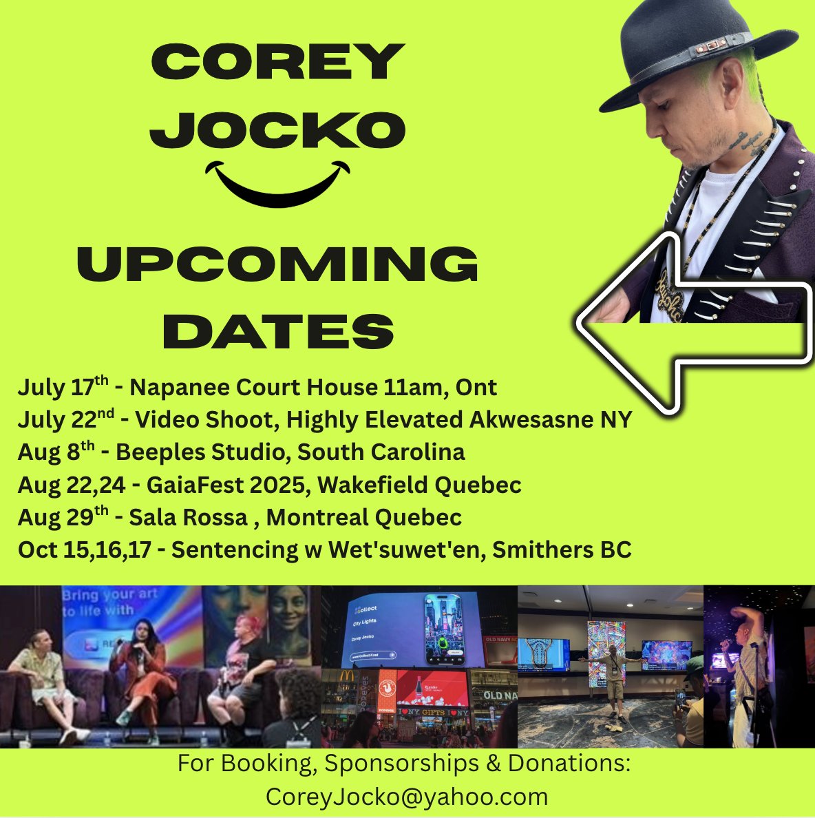 iamjayohcee's tweet image. Your support means the world to me, whether it's by joining me at an event or simply sending good vibes.
Want to book me for performance, speaking engagement, or event?
Interested in supporting my work in a donation or sponsorship?
Please reach out to: CoreyJocko@yahoo.com