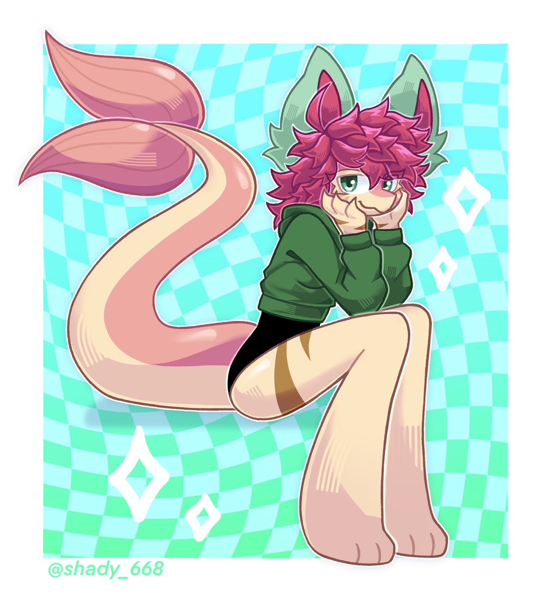 commission! 

❤️ &amp; 🔁 appreciated!
#furryartworks #digitalart #fursona