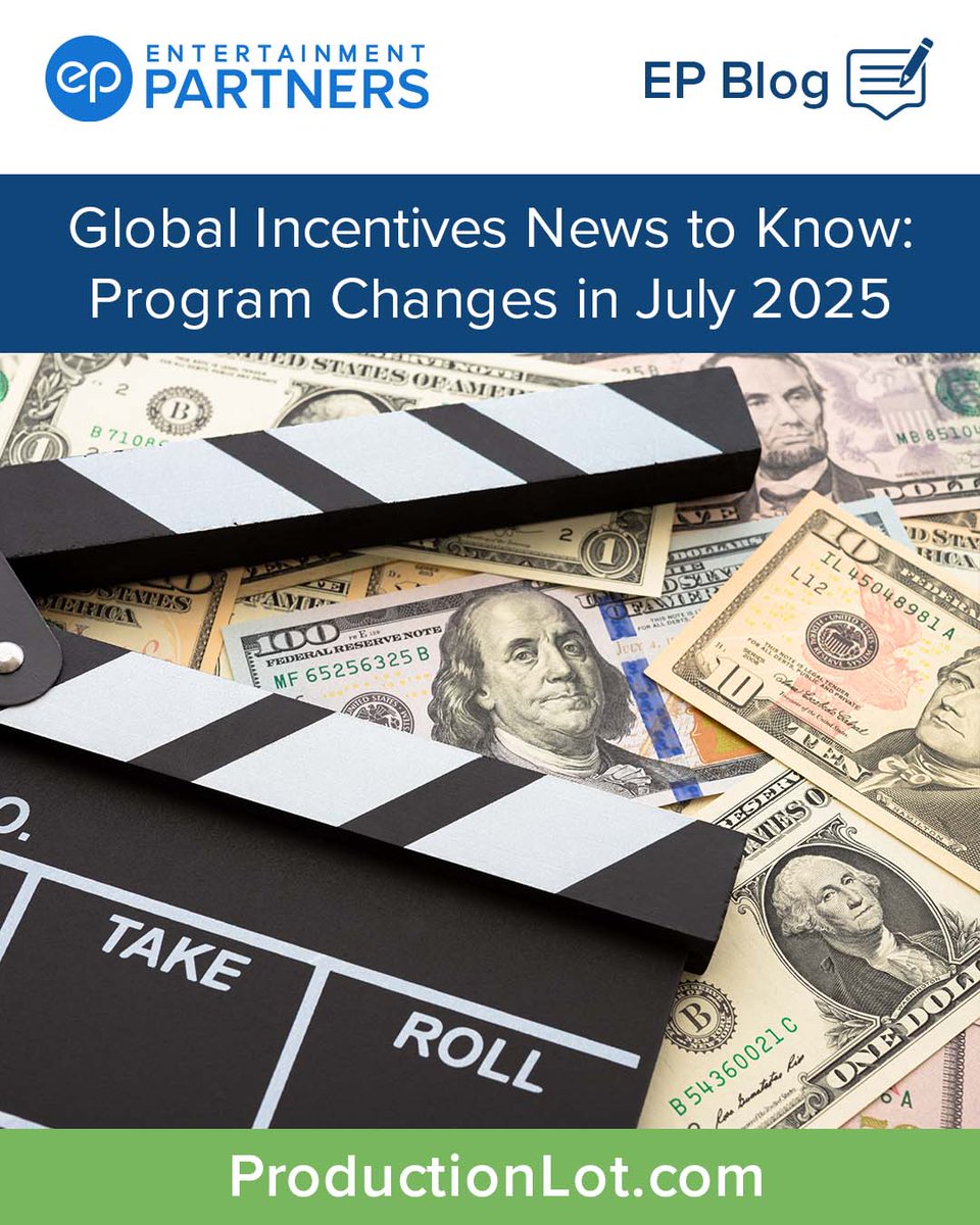 EntPartners's tweet image. The latest updates on global #film and #television incentive legislation, including program expansions in #California, #NewYork, Western #Australia and the #UK: bit.ly/46Ivtj5
#taxcredits #indiefilm #filmmaking #filmmaker #productionincentives #filmfunding