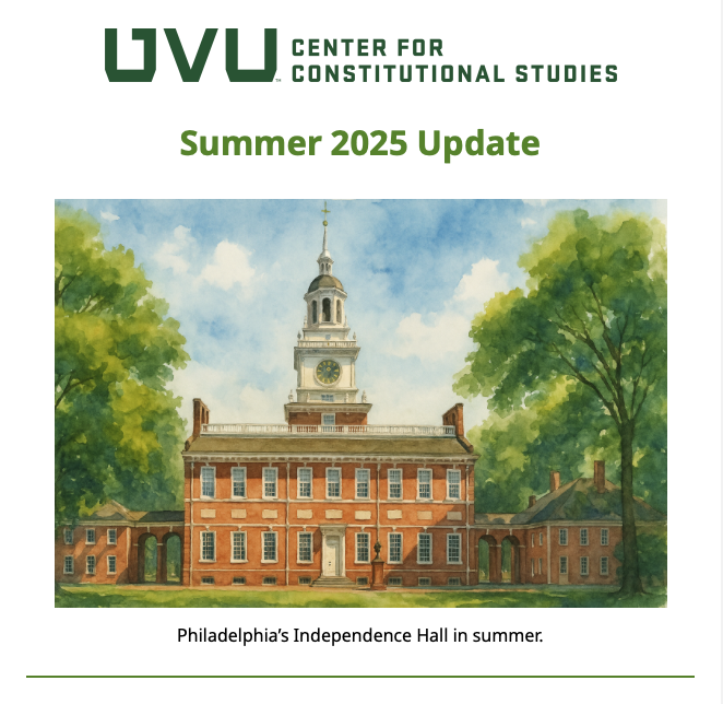 CCSUVU's tweet image. Watch for the @CCSUVU Summer 2025 update later this week to get details on midyear happenings, #ThisConstitution #podcast, prep events for America's 250th in 2026, personnel changes, and save-the-dates for our fall events. And preview our #calendar for the back half of 2025 here:…