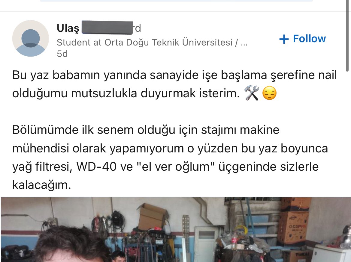 linkedinde sadece böyle şeyler görmek istiyorum
