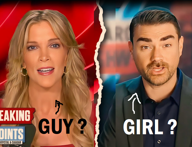 iThinkHarder's tweet image. If you learned that Ben is a woman and that Megyn is a dude, would you be shocked at this point?
I know, with certaintude in my soul, that some controllers are laughing at a fast one they've pulled on us, whoever the swaps are.