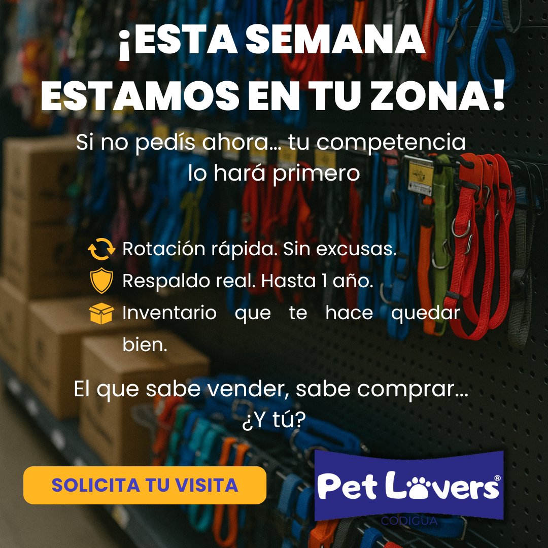 CodiguaPetLover's tweet photo. 📍 Esta semana estamos en tu zona tomando pedidos.
Clientes activos, inactivos o nuevos: este es el momento.

🔄 Rotación rápida
🛡️ Respaldo hasta por 1 año
📦 Inventario que te hace quedar bien

El que sabe vender, sabe comprar. ¿Y tú?
👇
https://t.co/Q1wFFvdis5 https://t.co/HHedZq1R3o