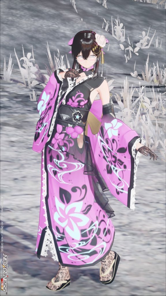 isana_PSO2_SS_w's tweet image. #メンテの日なのでssを貼る
ウェストヴェール、入手して良かったな、と。