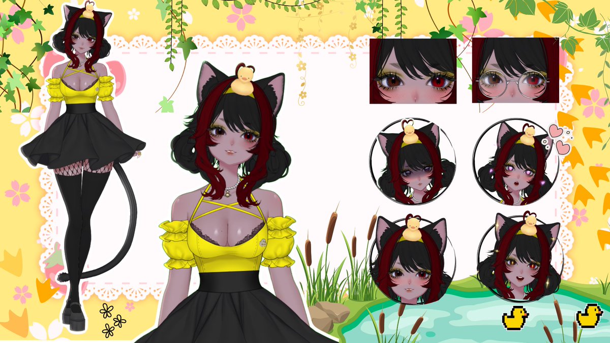 DuuckyVT's tweet image. I stream on behalf of the Duck Council 🦆
My mission:
➤ Recruit ducklings
➤ Spread duck lore
➤ Deliver bread-based enlightenment via chaos
I’m Duucky. Join the stream. Join the cult I mean flock! 🐣
#VTuber #VTuberEN #VtuberSheet