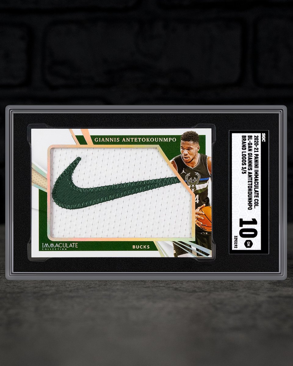 sgcgrading's tweet image. Will Giannis return to the Bucks next season, or will we see the two-time MVP in a new uniform in 2025? 🤔