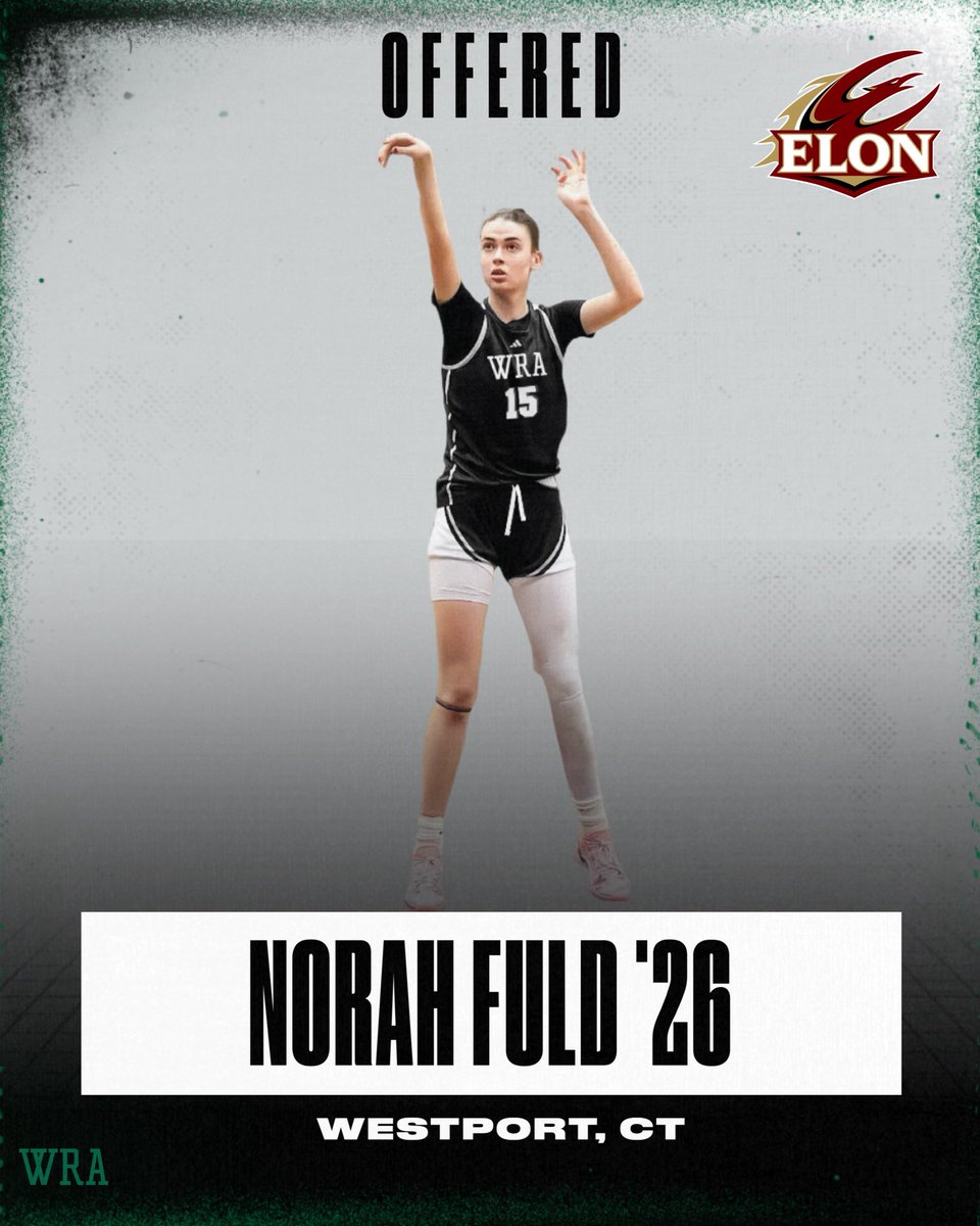 Congratulations to Norah Fuld ‘26 on receiving an offer from Elon University! #GoPios