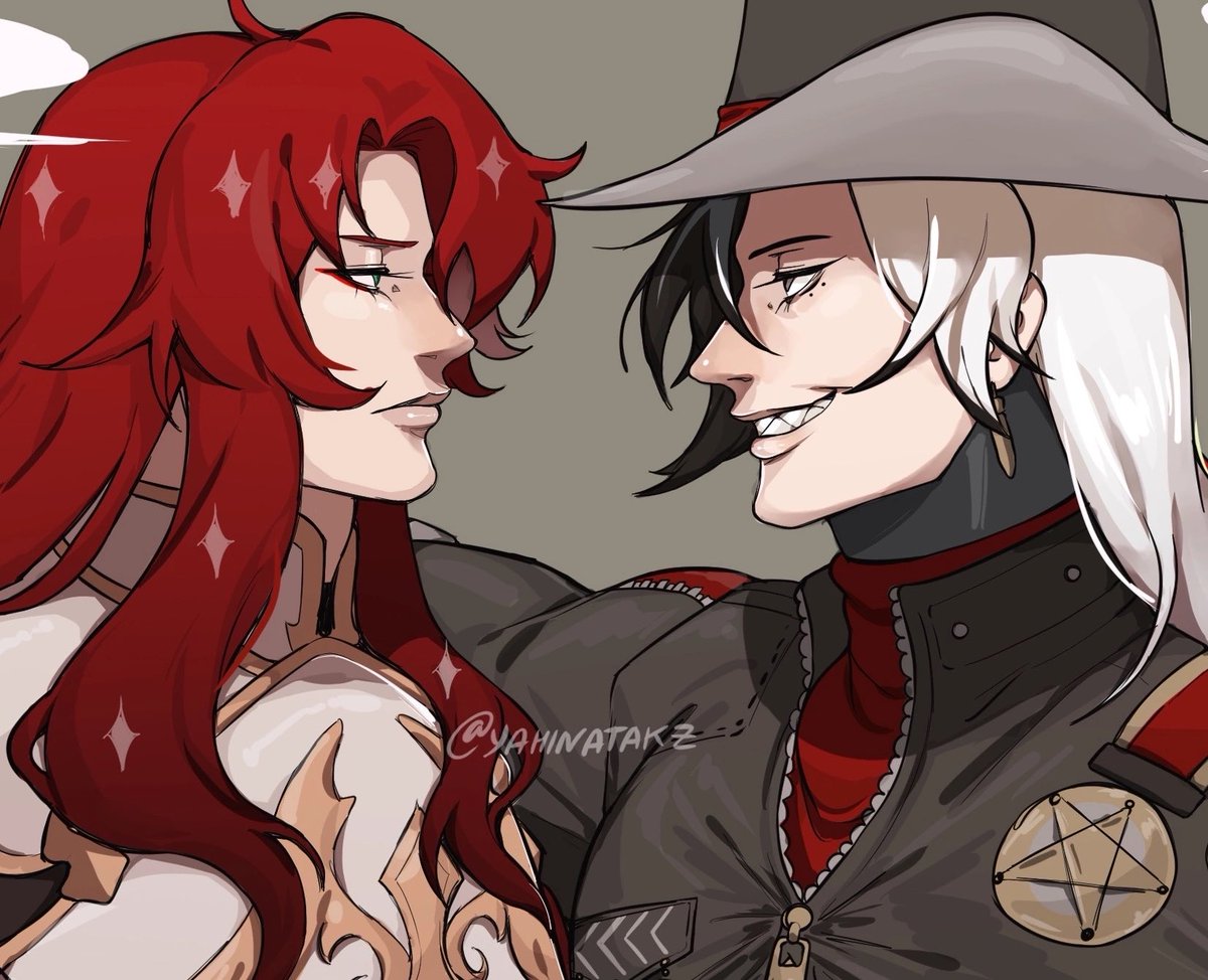 yahinatakz's tweet image. an old #argentihill drawing before they became mainstream ahah
#HonkaiStarRail #argenti #boothill