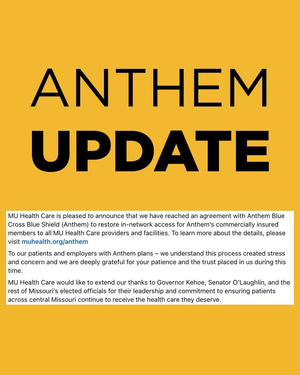 MU Health Care tweet media