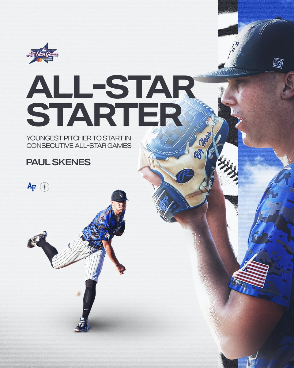 AF_Baseball's tweet image. From the Academy to the All-Star stage 🫡
#FlyFightWin #AmericasTeam🇺🇸
