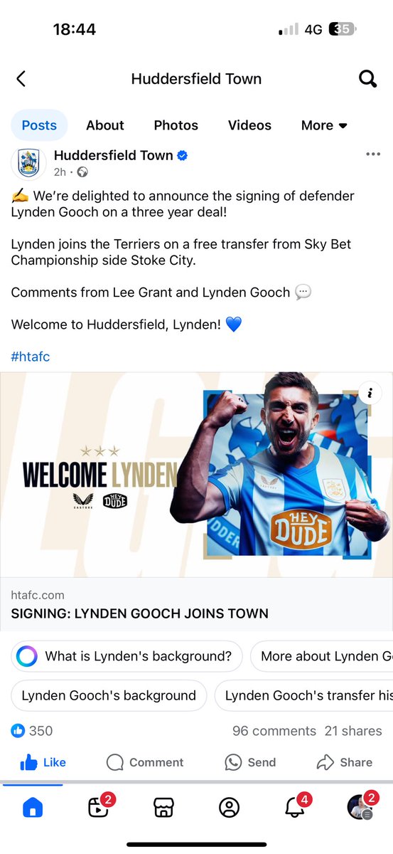 Andrew HTFC Lesko (@leskoandrew) on Twitter photo Welcome to our latest new recruit Lyndon Gooch ๐๐ช๐๐ตโช๏ธ๐ตโช๏ธโฝ๏ธ UTT LGBA
<a href="/htafc/">Huddersfield Town</a> Welcome to our latest new recruit Lyndon Gooch ๐๐ช๐๐ตโช๏ธ๐ตโช๏ธโฝ๏ธ UTT LGBA
<a href="/htafc/">Huddersfield Town</a>