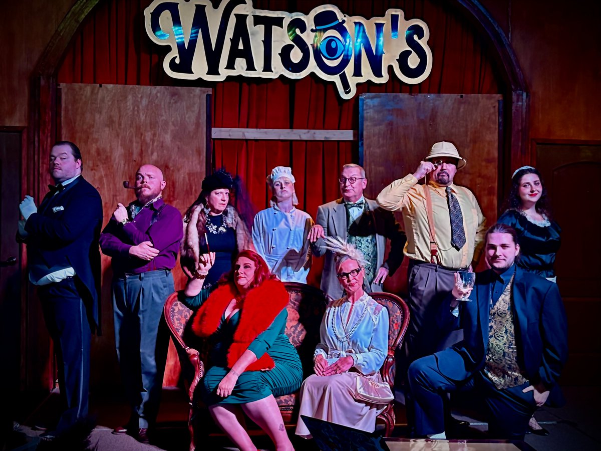 Clue: On Stage Weekend 1 is DONE! Only TWO weekends left before it's gone! Don't miss this classic cult whodunit doubling as a comedy-perfect for the whole family!

BOOK NOW: watsonsboise.com

#escapeatwatsons
-
#ClueOnStage #Boise #watsonsmysterycafeandspirits #whodunit