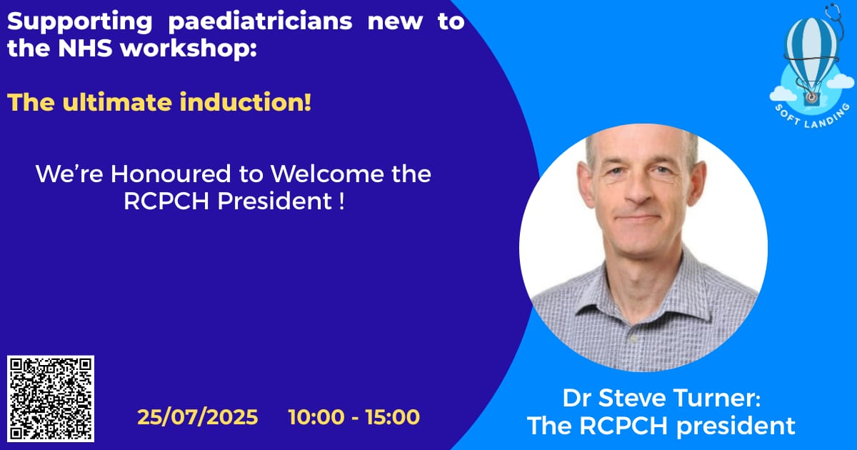 Paedsoftlanding's tweet image. We are honoured to welcome Prof Steve Turner to our induction workshop @RCPCHtweets @SteveTurnerABDN