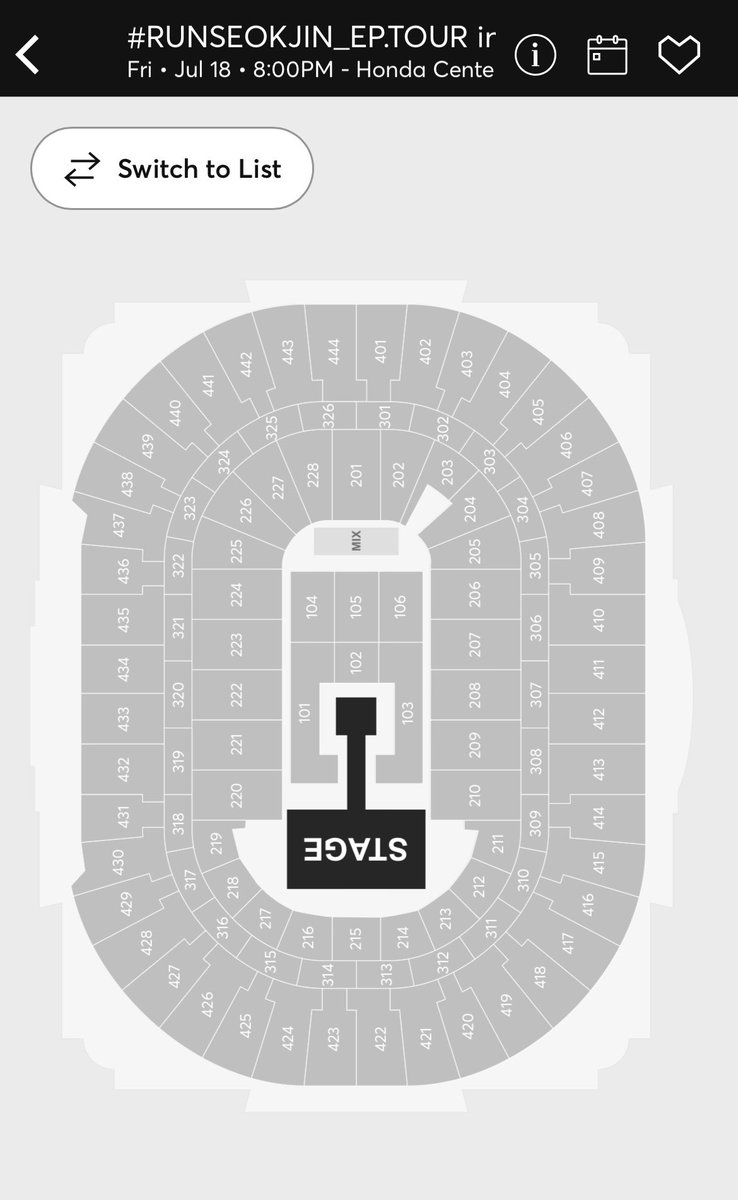 Jin’s #RUNSEOKJIN_epTOUR in Anaheim Day 2 show has sold out for a 3rd time!!