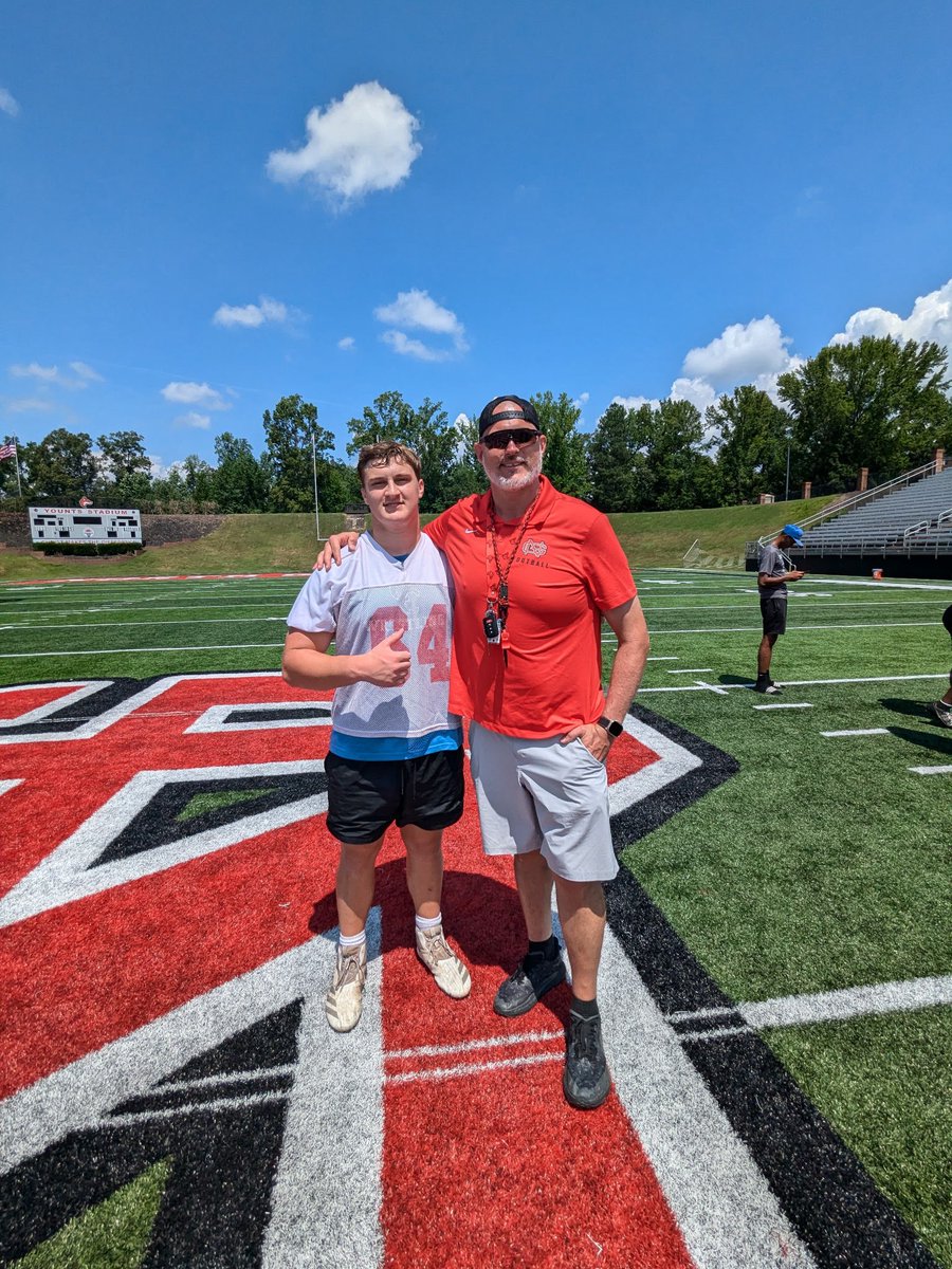 Rody Barnett (@rodybarnett2026) on Twitter photo After a great camp and conversation with <a href="/CoachB_NGU/">Connor Baroniunas</a>, I am blessed to receive an offer to play football at <a href="/NGUFootball1/">North Greenville Football</a>!
<a href="/Nate_Garner_75/">Nate Garner</a> <a href="/ccesfootball/">Christ Church Football</a> <a href="/HatfieldQuin/">Quin Hatfield</a> <a href="/HaleMcGranahan/">Hale McGranahan</a> <a href="/HighSchoolBlitz/">High School Blitz</a> <a href="/windham_john/">John Windham</a> <a href="/Jdjacks45/">Joshua Jackson</a> <a href="/train0187/">TRAINBUILT PERFORMANCE</a> <a href="/Todd_C_08/">Todd Cunningham</a> <a href="/Yawn76/">Keon Talbert</a> <a href="/OLCoach_Mac/">Zac McIntosh | OL Coach 🏴☠️</a> <a href="/MovinChains/">Movin’ The Chains</a> After a great camp and conversation with <a href="/CoachB_NGU/">Connor Baroniunas</a>, I am blessed to receive an offer to play football at <a href="/NGUFootball1/">North Greenville Football</a>!
<a href="/Nate_Garner_75/">Nate Garner</a> <a href="/ccesfootball/">Christ Church Football</a> <a href="/HatfieldQuin/">Quin Hatfield</a> <a href="/HaleMcGranahan/">Hale McGranahan</a> <a href="/HighSchoolBlitz/">High School Blitz</a> <a href="/windham_john/">John Windham</a> <a href="/Jdjacks45/">Joshua Jackson</a> <a href="/train0187/">TRAINBUILT PERFORMANCE</a> <a href="/Todd_C_08/">Todd Cunningham</a> <a href="/Yawn76/">Keon Talbert</a> <a href="/OLCoach_Mac/">Zac McIntosh | OL Coach 🏴☠️</a> <a href="/MovinChains/">Movin’ The Chains</a>
