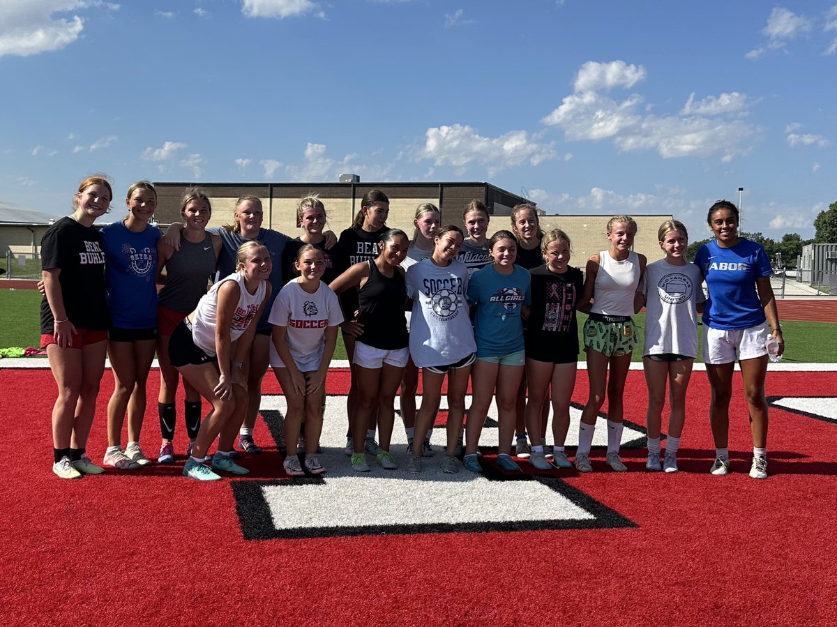What a fun day of team camp! Thank you <a href="/TaborSoccer/">Tabor College Women's Soccer</a> for coming down to help. The girls really enjoyed it.