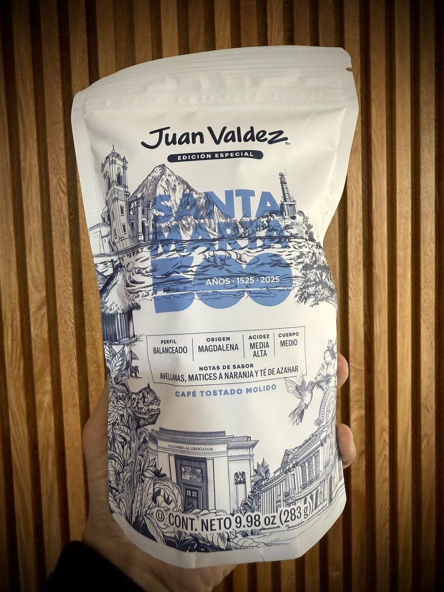 GermanBahamon's tweet image. Santa Marta, 500 años
Historia viva entre la bahía más linda de América y la majestuosidad de la Sierra Nevada.
Celebramos su legado con un café de perfil excepcional: balanceado, aromático y lleno de carácter.
¡Feliz aniversario, Santa Marta!
@FedeCafeteros
@JuanValdezCafe