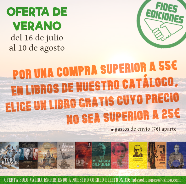 OFERTA SÓLO VÁLIDA ESCRIBIENDO A NUESTRO CORREO ELECTRÓNICO: fidesediciones@yahoo.com