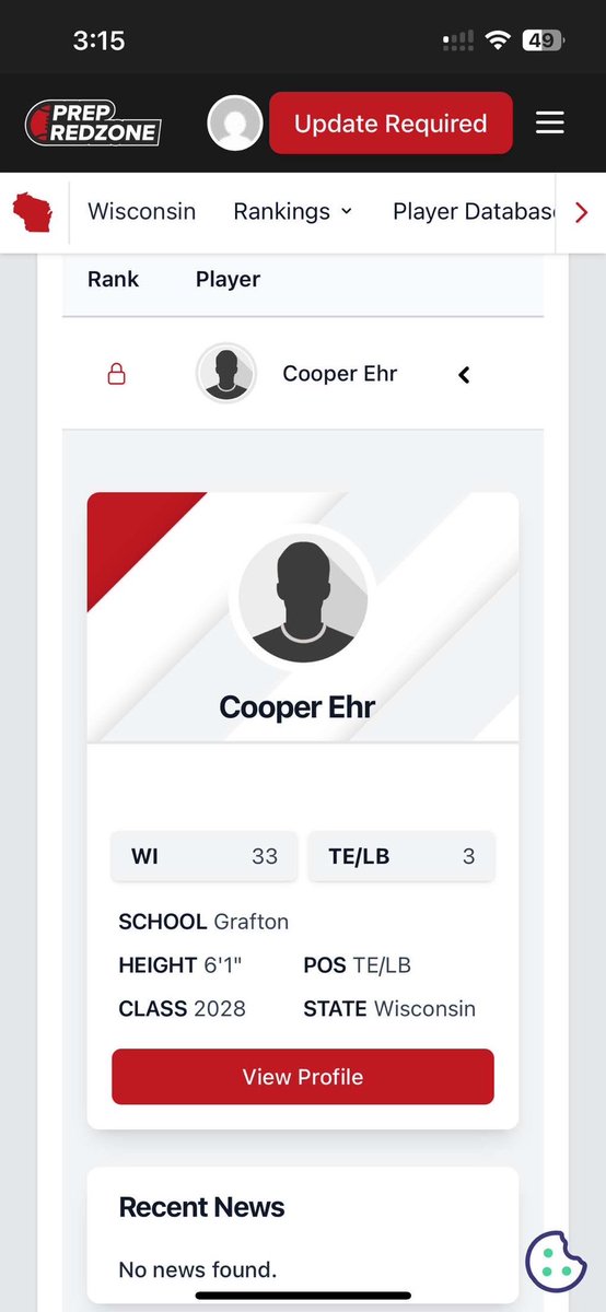 Cooper Ehr (@coop_ehr) on Twitter photo With the updated 2028 ranking out, I am proud to say that I am the #33 player and #3 TE/LB in Wisconsin! I am exited for the 2025 season and to see what’s to come entering my sophomore season. Thank you <a href="/PrepRedzoneWI/">Prep Redzone Wisconsin</a> and <a href="/MJ_NFLDraft/">Mark Johnson</a> for the ranking. <a href="/Coach_JNorris/">Coach Norris</a> <a href="/Luke_Menzel/">Luke Menzel</a> With the updated 2028 ranking out, I am proud to say that I am the #33 player and #3 TE/LB in Wisconsin! I am exited for the 2025 season and to see what’s to come entering my sophomore season. Thank you <a href="/PrepRedzoneWI/">Prep Redzone Wisconsin</a> and <a href="/MJ_NFLDraft/">Mark Johnson</a> for the ranking. <a href="/Coach_JNorris/">Coach Norris</a> <a href="/Luke_Menzel/">Luke Menzel</a>