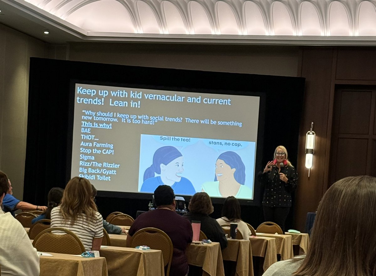 SherlynBratcher's tweet image. Started the day in Elizabethtown training 47 KY SROs on MH, TIC &amp;amp; threat assessment. Back to #innovativeschoolssummit for last session: Hook, Line, Sinker-Engagement Strategies in the Classroom w/ @KatieKinder1 “Who you are teaching is more important than what you are teaching.”