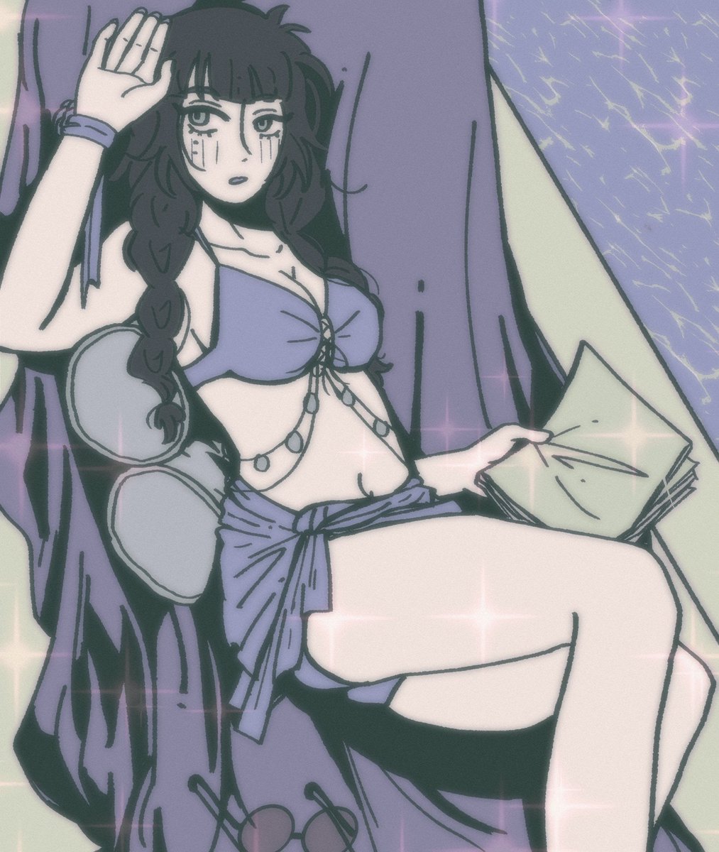 liveoffering's tweet image. [limbus oc by @/watchyofarm]; helene kuragina 🥂
