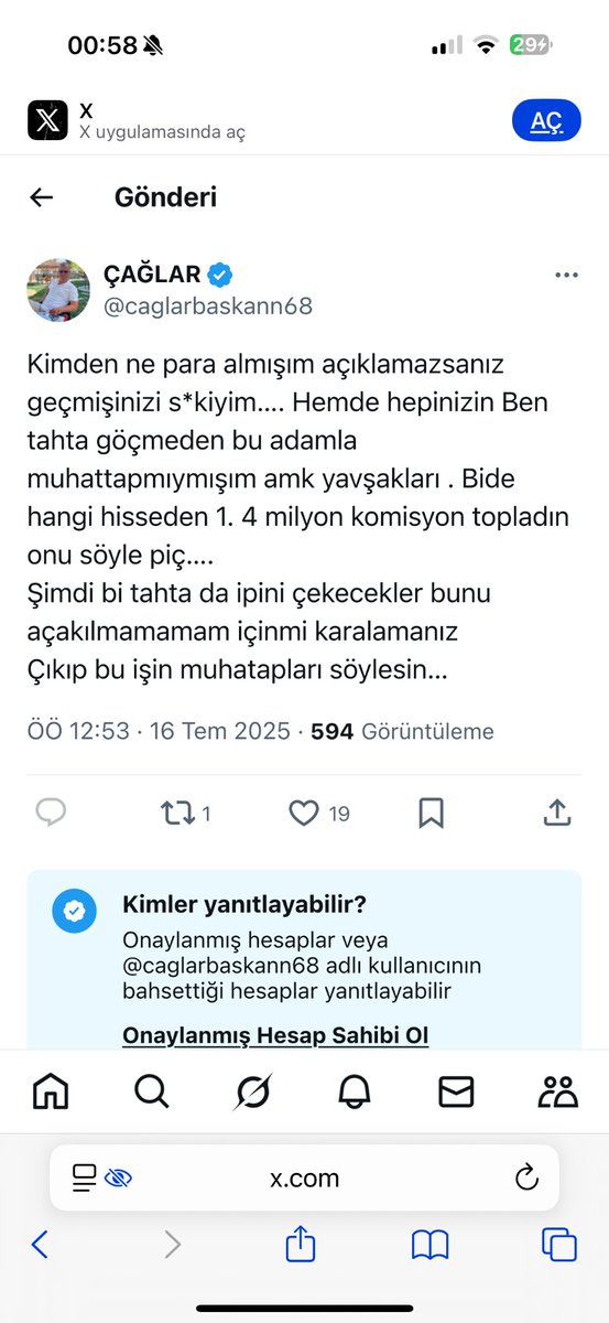 İdris okurken 1.4 milyonu sesi titredi. #derhl le ilgili bişey duyduğunda gerçekten İdris deliye dönüyor ve asla konuşmak istemiyor

Zirvesinden %30 aşağıda olan #tezol mu?

Zirvesinden %85 aşağıda olan ve senin çaktığın #derhl yi mi konuşmak lazım İdris efendi? <a href="/caglarbaskann68/">ÇAĞLAR</a>