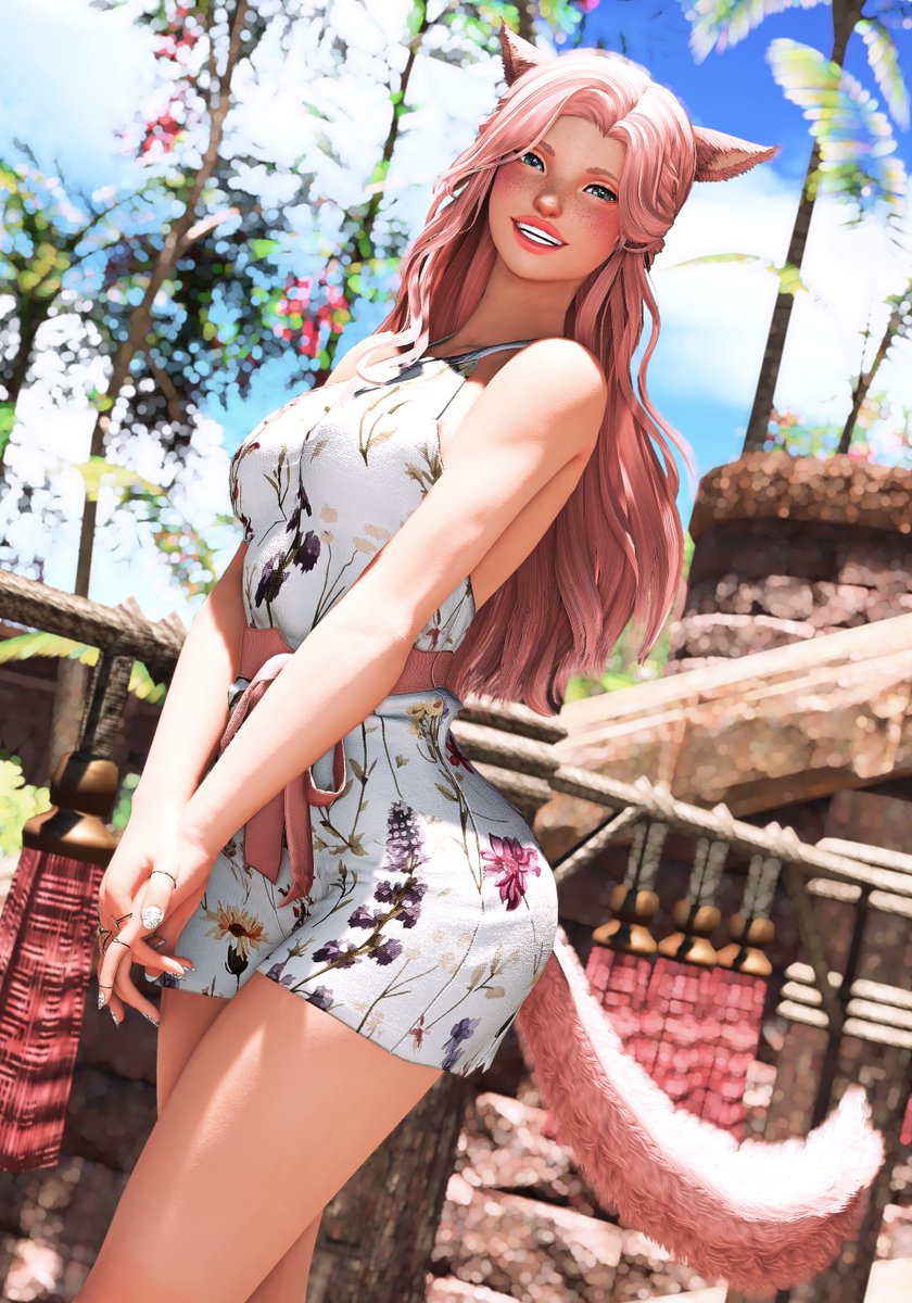Bsky QotD was what race would you play if yours wasn't available. I picked Miqo because it still seems fluffy and warm.

But Miqo Julie kinda cute. Just wanted to share here too! 🥹