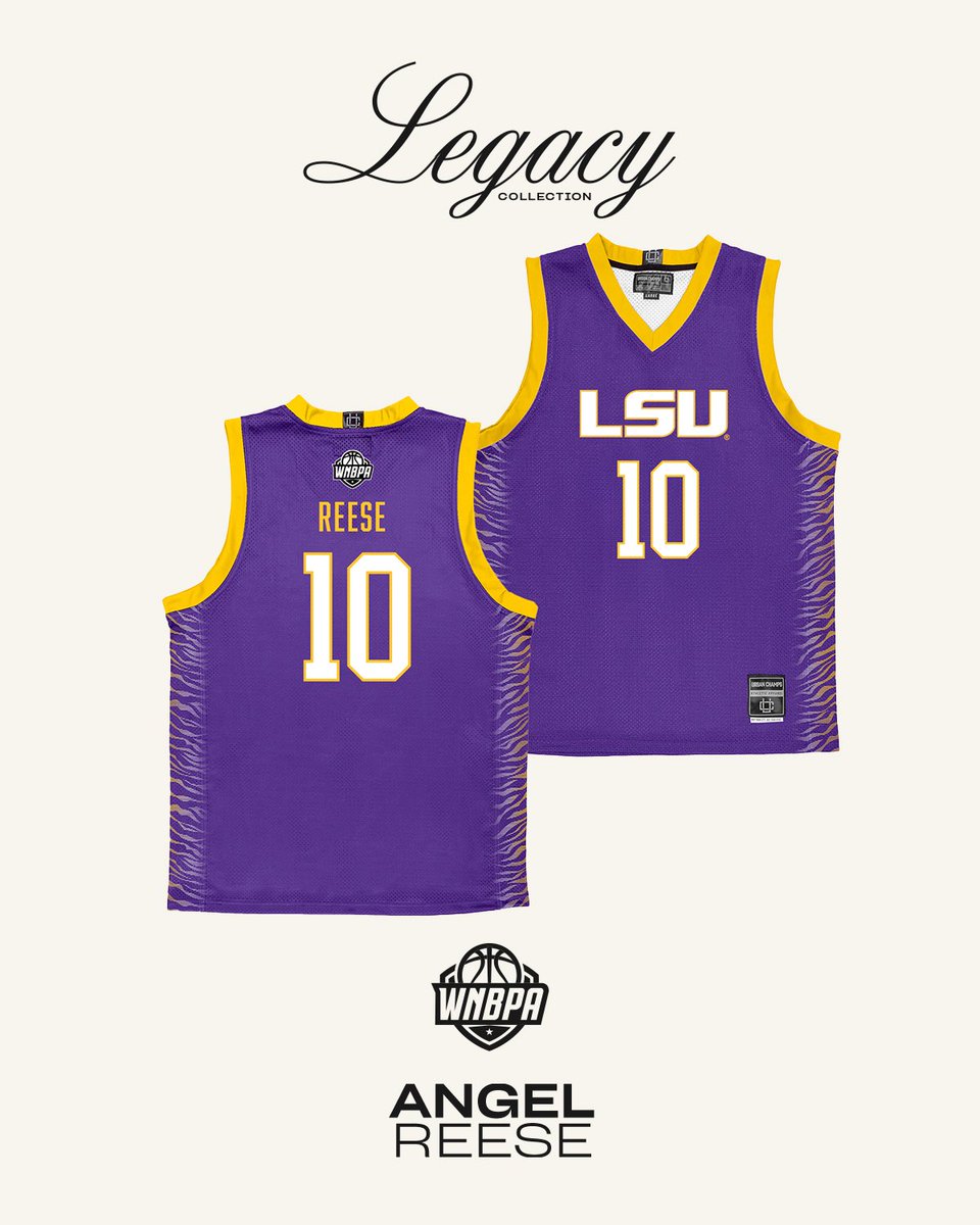 LSU NIL Store (@lsunilstore) on Twitter photo Hey Tigers, the <a href="/Reese10Angel/">Angel Reese</a> Legacy Collection is available now with the LSU NIL Store🐯
Shop here: nil.store/lsu/angel-rees… Hey Tigers, the <a href="/Reese10Angel/">Angel Reese</a> Legacy Collection is available now with the LSU NIL Store🐯
Shop here: nil.store/lsu/angel-rees…