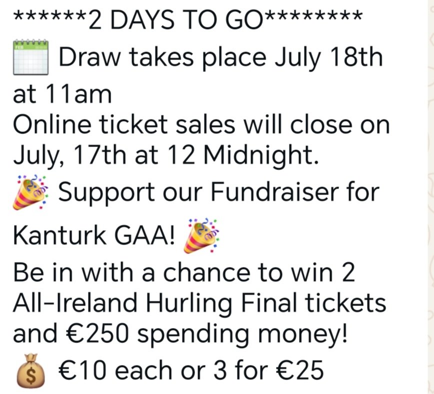 Kanturk GAA tweet media