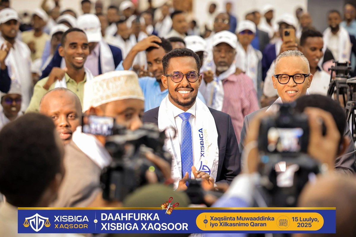Muhsen Hirabe (@muhsenoffgrid) on Twitter photo The end of
1. Tuugeysi xoolaha qaranka
2. Toleysi xigto beeled
3. Takrifal xoogga dowladda
4. Tuugsi xoolo shisheeye
5. Tayo xumo la taliyeyaal
6. Tiiro gaabni xikmadeed
Soo dhawaaw <a href="/Aynte/">Abdi Aynte</a> The end of
1. Tuugeysi xoolaha qaranka
2. Toleysi xigto beeled
3. Takrifal xoogga dowladda
4. Tuugsi xoolo shisheeye
5. Tayo xumo la taliyeyaal
6. Tiiro gaabni xikmadeed
Soo dhawaaw <a href="/Aynte/">Abdi Aynte</a>
