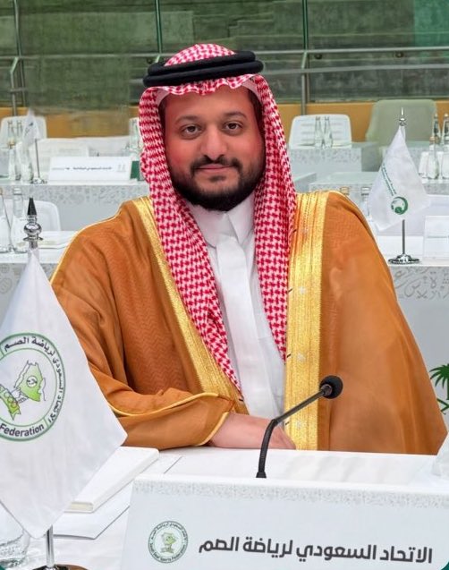 صدور قرار سمو رئيس اللجنة الأولمبية والبارالمبية العربية السعودية الأمير عبدالعزيز بن تركي الفيصل بتعيين الأستاذ/ خالد بن عبد الخالق الفارسي الحربي | <a href="/KAA2050/">خالد عبدالخالق الفارسي</a> رئيسا للاتحاد للدورة الانتخابية 2024-2028م .. ألف مبروك