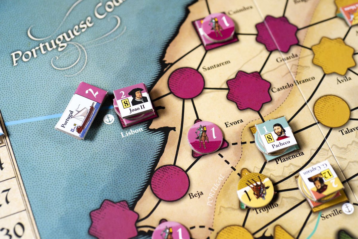 🏆 Best Medieval Game at the 2024 Charles S. Roberts Awards goes to „Tanto Monta: The Rise of Ferdinand &amp; Isabella” by Carlos Díaz Narváez &amp; <a href="/gmtgames/">GMT Games</a> 
A 4-player strategic CDG &amp; prequel to Here I Stand, set during the Catholic Monarchs’ reign &amp; the Age of Discovery. #wargames
