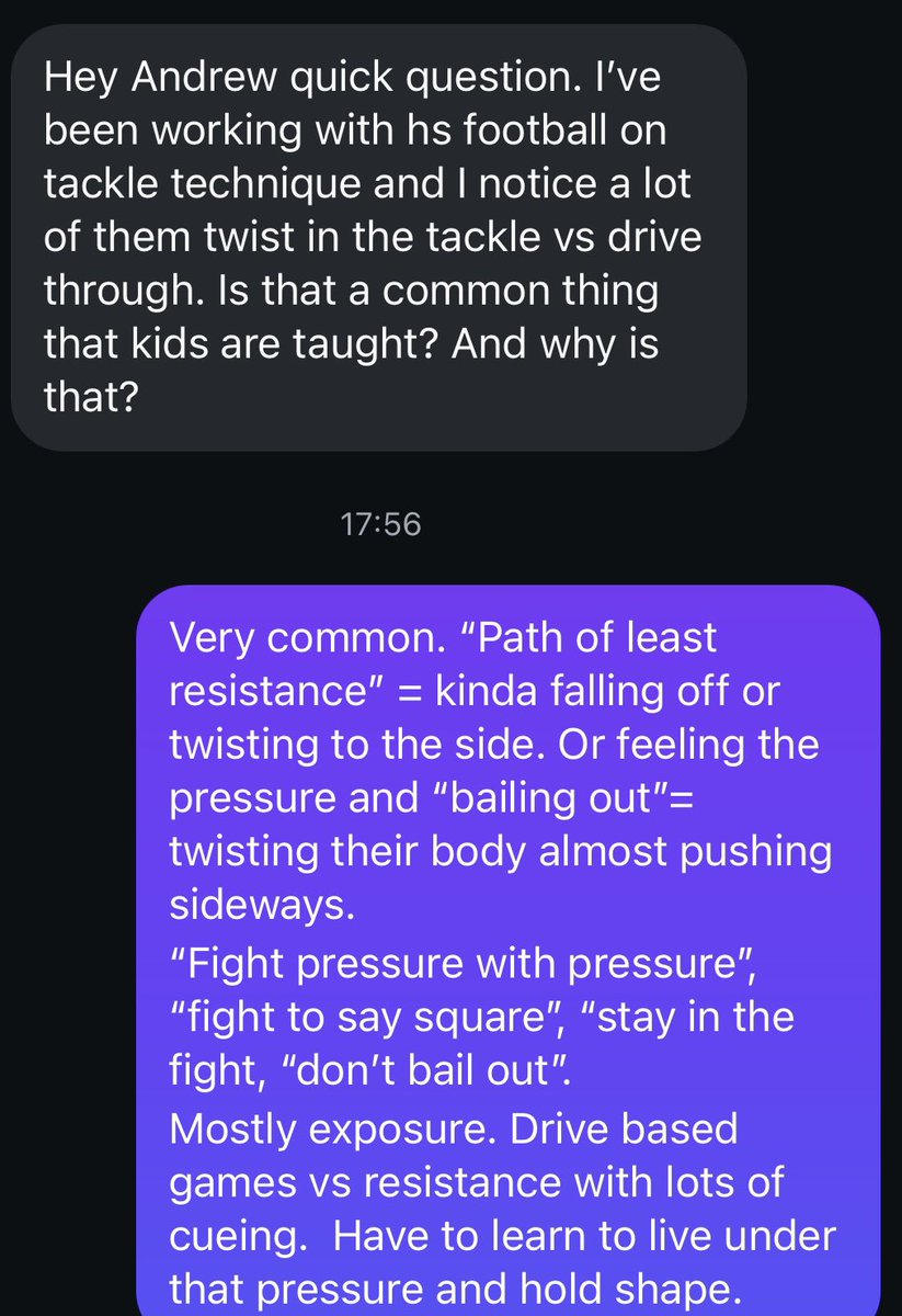 ADRCoachDev's tweet image. Predictable, part of learning process and once you see it, you can’t u see it.
You start to see the exact moment the pressure gets big and they say, “nope” and turn shoulders or fall off to the side.