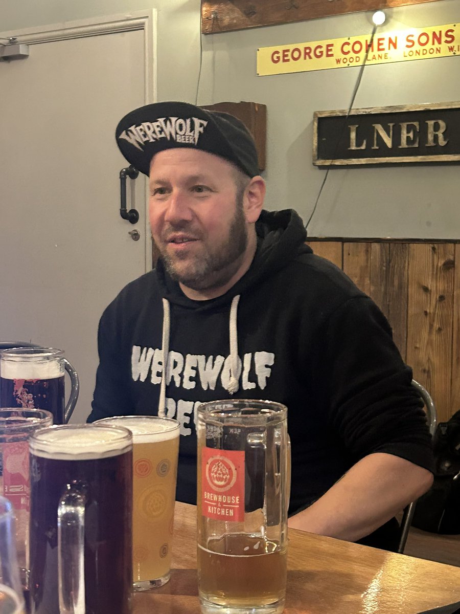 NLondonCAMRA's tweet image. Thanks to The Brewhouse & Kitchen, Highbury for hosting our branch AGM. Brilliant staff! A special shout out to Rich from Werewolf Brewery for giving an interesting talk about how he started out & the challenges a small independent brewery faces. #cask