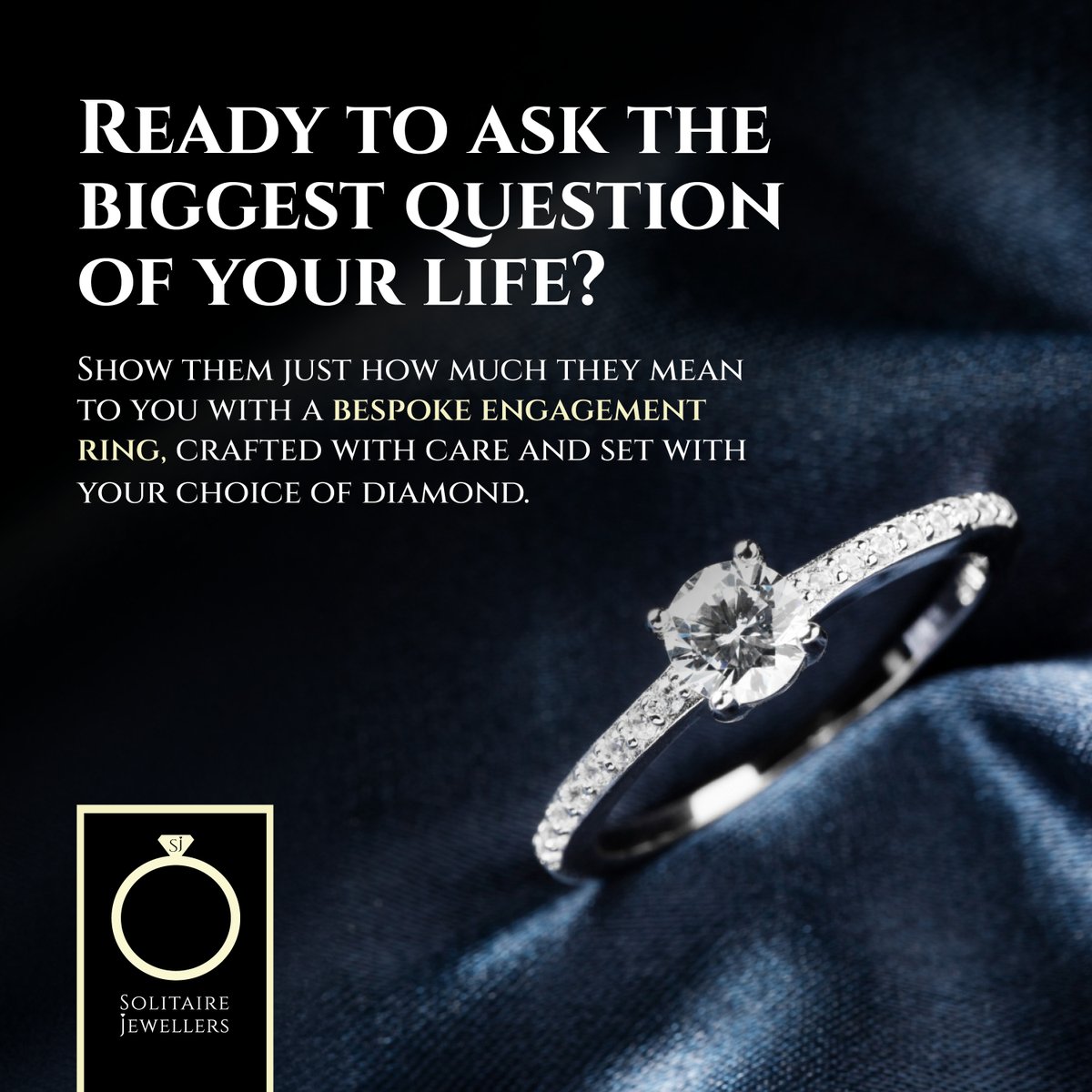 💎 Diamonds Are Forever 💎
Ready to ask the biggest question of your life?

Show them just how much they mean to you with a bespoke engagement ring, crafted with care and set with your choice of diamond. ✨

📍Visit us in-store to start your bespoke journey today.