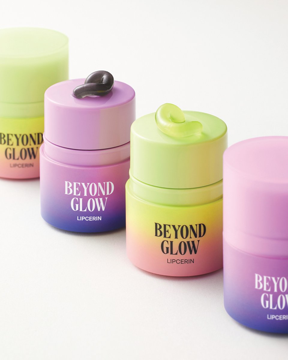 Glisten up! ✨bit.ly/3GBvMld A round of applause for the newest additions to Beyond Glow Lipcerins. Day Shift 💚 + Night Shift 💜