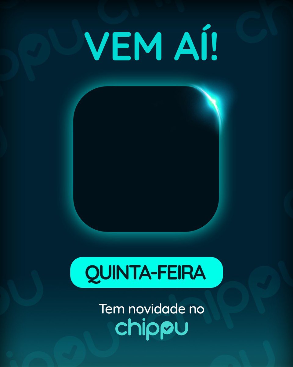 ChippuOficial's tweet image. Uma novidade MUITO ESPECIAL está chegando ao Chippu! Fiquem ligados. 👀