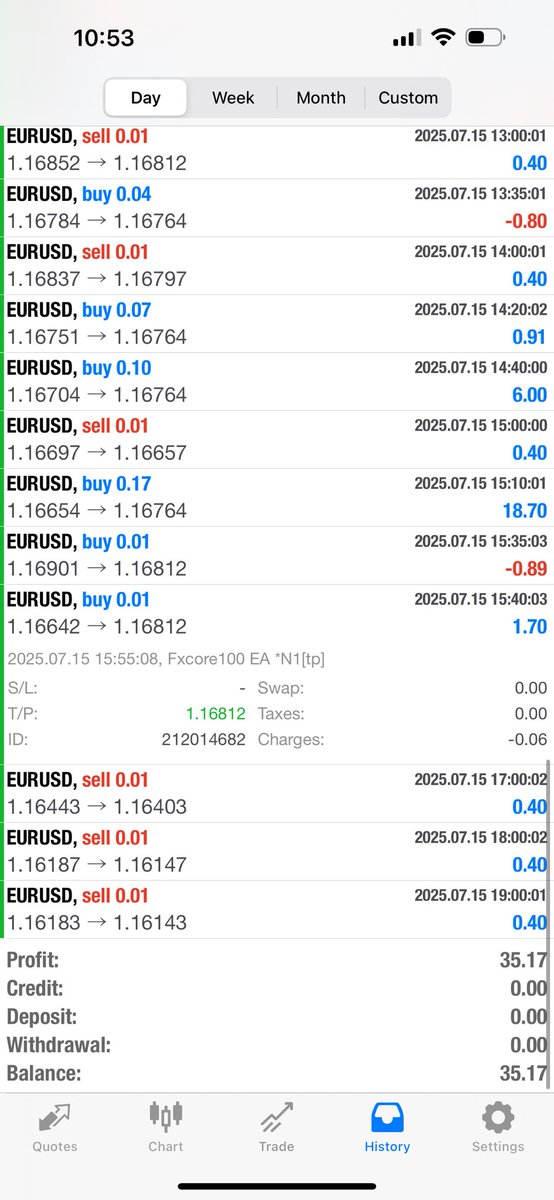 bestoftrading's tweet photo. Fxcore100 EA never close any day in loss.
Everyday is a profit day. 
Non stop. https://t.co/VsTEv1EUNF