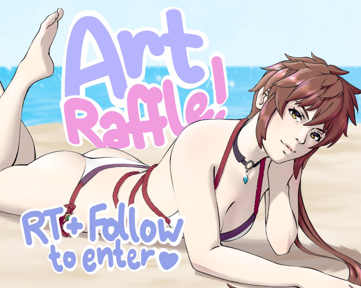 Hi everyone! This is to say thanks for 2k. 🩷
I’m going to let this run until 6pm EST on Saturday and will update y’all that evening. Prize is one full-body illustration of any character you want in a swimsuit or summer attire! Good luck! :3